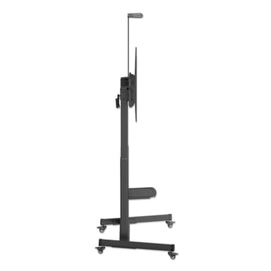 Manhattan Trolley Mount Stand for TV & Monitors (crank handle height adjust), For screens: 37" to 120",VESA compatibility:all between 200x200 to 1000x600mm -check the dimensions of the four mounting holes on back of screen to ensure it fits,Max 120kg,1180 to 1630mm view 9