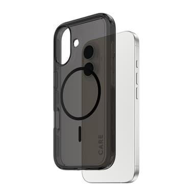 PanzerGlass CARE™ by ® Smokey Case w. Black MagSafe iPhone 17 view 1