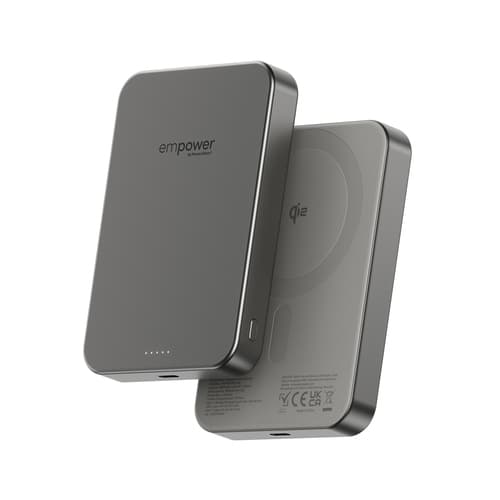 PanzerGlass empower™ by ® empower™ Bank | 10000mAh | Titanium Wireless charging