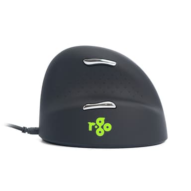 R-Go Tools Ergonomic mouse R-Go HE Break with break software, medium (hand size 165-185 mm), right-handed, Wired, black view 8