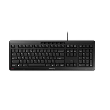 CHERRY STREAM keyboard Office USB QWERTY US English Black view 1