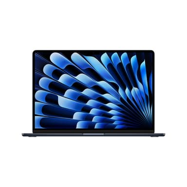 Apple MacBook Air 15-inch : M3 chip with 8-core CPU and 10-core GPU, 24GB, 512GB SSD - Midnight view 1