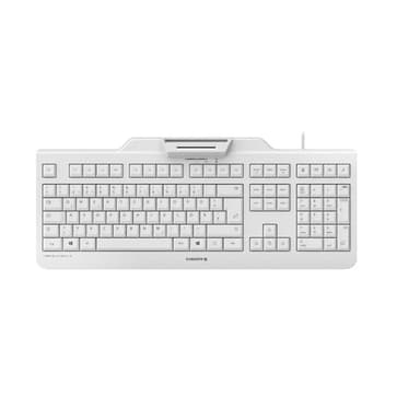CHERRY SECURE BOARD 1.0 keyboard Office USB QWERTZ German Grey view 1