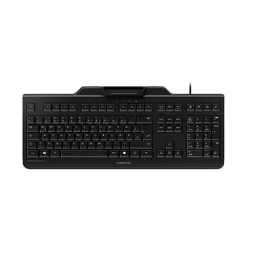 CHERRY SECURE BOARD 1.0 keyboard Office USB QWERTZ German Black view 1