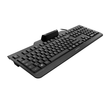 CHERRY SECURE BOARD 1.0 keyboard Office USB QWERTZ German Black view 2