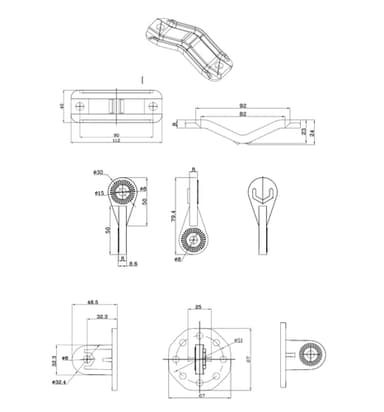 SilverNet TILT AND SWIVEL 3 AXIS MOUNTING BRACKET view 5
