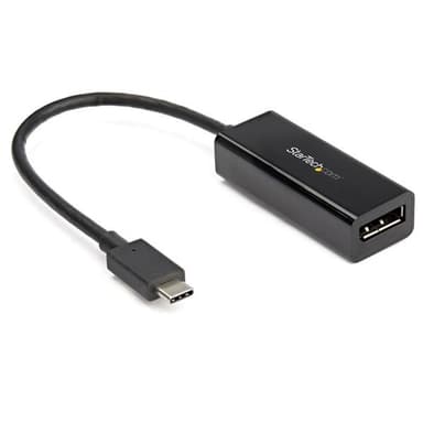 StarTech.com USB C to DisplayPort Adapter - 8K/5K/4K USB Type C to DP 1.4 Alt Mode Video Converter - HBR3/DSC/HDR - 8K 60Hz Thunderbolt 3 Compatible DisplayPort Monitor Display Adapter view 1
