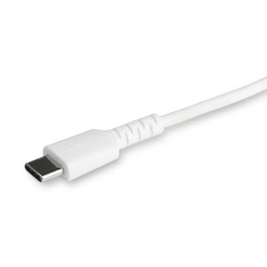 StarTech.com 3 foot (1m) Durable White USB-C to Lightning Cable - Heavy Duty Rugged Aramid Fiber USB Type C to Lightning Charger/Sync Power Cord - Apple MFi Certified iPad/iPhone 12 view 2