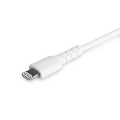 StarTech.com 3 foot (1m) Durable White USB-C to Lightning Cable - Heavy Duty Rugged Aramid Fiber USB Type C to Lightning Charger/Sync Power Cord - Apple MFi Certified iPad/iPhone 12 view 3