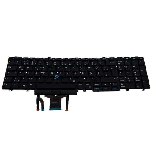 Origin Storage KBD Latitude E5550 German Layout 104 Keys Backlit Dual Point