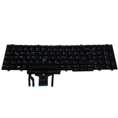 Origin Storage KBD Latitude E5550 German Layout 104 Keys Backlit Dual Point view 1