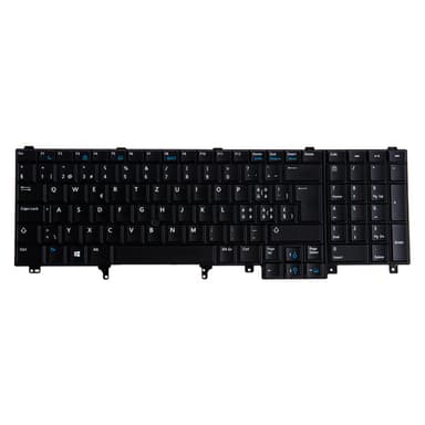 Origin Storage N/B KBD Latitude E5550 Swiss Layout 104 Keys Backlit Dual Point view 1