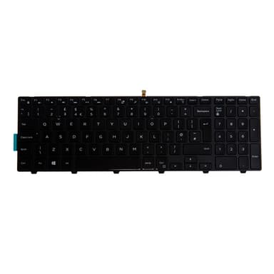 Origin Storage N/B KBD PWS 7530 UK Layout 107 Keys Backlit DP view 1