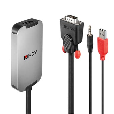 Lindy VGA to DisplayPort 1.2 Converter view 1