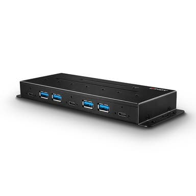 Lindy 7 Port USB 3.2 Gen 2 Metal Hub view 5