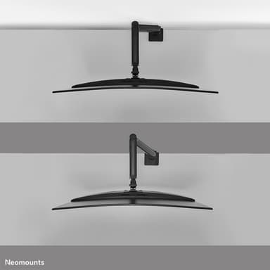 Neomounts DS70PLUS-450BL1 Monitor arm 17-49" - gas spring - Topfix - 180°-stop view 6
