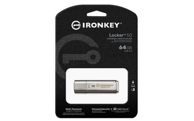Kingston Technology IronKey 64GB IKLP50 AES USB, w/256bit Encryption view 4