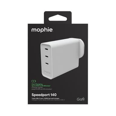 mophie Speedport 140 Universal White AC Fast charging Indoor view 7