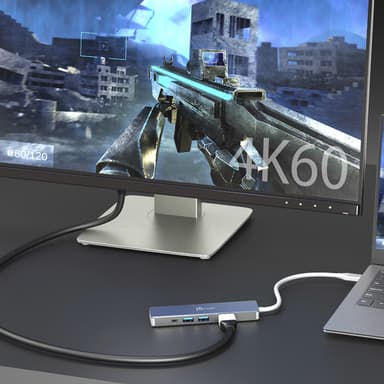 j5create JCD390 4K60 Elite USB-C® 10Gbps Multi-Adapter, Black view 7