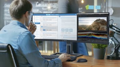 Philips 6000 series 45B1U6900C/00 computer monitor 113 cm (44.5") 5120 x 1440 pixels UltraWide Dual Quad HD LED Black view 4