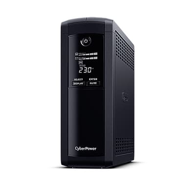 CyberPower VP1200EILCD uninterruptible power supply (UPS) Line-Interactive 1.2 kVA 720 W 8 AC outlet(s) view 1