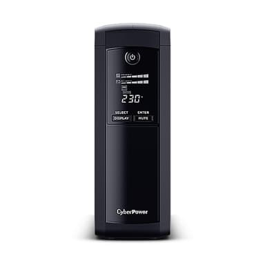 CyberPower VP1200EILCD uninterruptible power supply (UPS) Line-Interactive 1.2 kVA 720 W 8 AC outlet(s) view 2