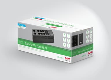 APC Back-UPS BE850G2-GR - Emergency power supply 8x socket, 850VA, 2 USB chargers, 1 USB data port view 7