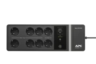 APC Back-UPS BE850G2-GR - Emergency power supply 8x socket, 850VA, 2 USB chargers, 1 USB data port view 15