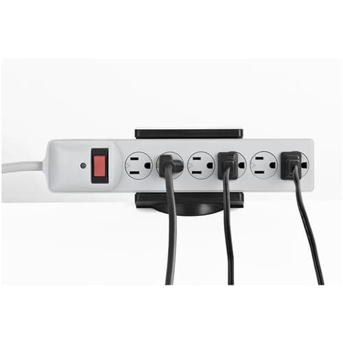 StarTech.com Universal Power Strip Desk Mount - Adjustable - Table Clamp Power Strip Holder
