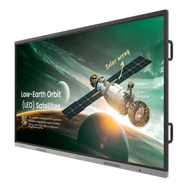 BenQ RE7503A interactive whiteboard 190.5 cm (75") 3840 x 2160 pixels Touchscreen Black view 2
