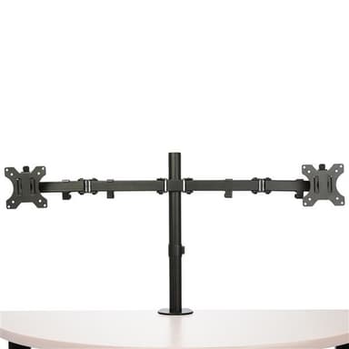 StarTech.com Desk Mount Dual Monitor Arm - Desk Clamp / Grommet VESA Monitor Mount for up to 32" (17.6lb/8kg) Displays - Ergonomic Articulating Monitor Arm - Height Adjustable/Tilt/Swivel/Rotating view 4