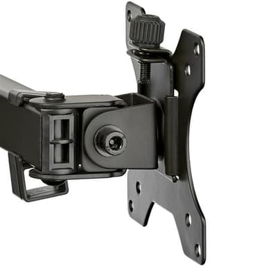 StarTech.com Desk Mount Dual Monitor Arm - Desk Clamp / Grommet VESA Monitor Mount for up to 32" (17.6lb/8kg) Displays - Ergonomic Articulating Monitor Arm - Height Adjustable/Tilt/Swivel/Rotating view 9