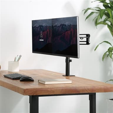 StarTech.com Desk Mount Dual Monitor Arm - Desk Clamp VESA Compatible Monitor Mount for up to 32" (17.6lb/8kg) Displays - Ergonomic Articulating Monitor Arm - Height Adjustable/Tilt/Swivel/Rotating view 7