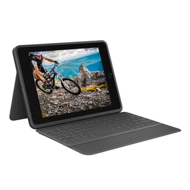 Logitech Rugged Folio AZERTY French Smart Connector Graphite view 1
