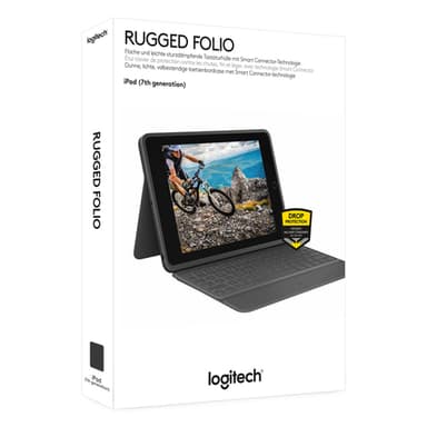 Logitech Rugged Folio AZERTY French Smart Connector Graphite view 16
