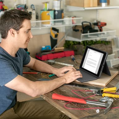 Logitech Rugged Folio AZERTY French Smart Connector Graphite view 9
