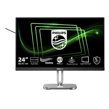 Philips 5000 series 24B2G5200/00 computer monitor 60.5 cm (23.8") 1920 x 1080 pixels Full HD LCD Anthracite view 2