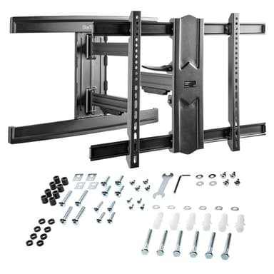 StarTech.com TV Wall Mount for up to 80 inch (110lb) VESA Mount Displays - Low Profile Full Motion Universal TV Wall Mount Bracket - Heavy Duty Adjustable Tilt/Swivel Articulating Arm view 6