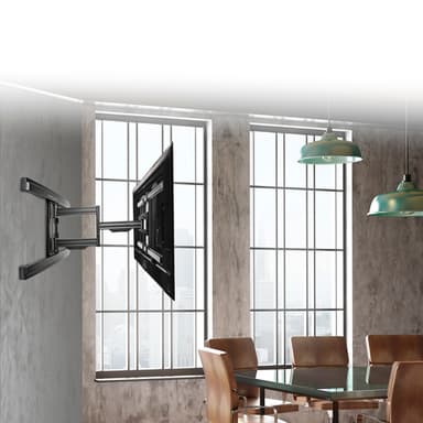 StarTech.com TV Wall Mount for up to 80 inch (110lb) VESA Mount Displays - Low Profile Full Motion Universal TV Wall Mount Bracket - Heavy Duty Adjustable Tilt/Swivel Articulating Arm view 2