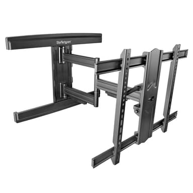 StarTech.com TV Wall Mount for up to 80 inch (110lb) VESA Mount Displays - Low Profile Full Motion Universal TV Wall Mount Bracket - Heavy Duty Adjustable Tilt/Swivel Articulating Arm view 1