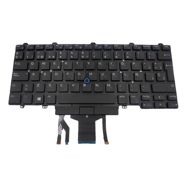 Origin Storage N/B KBD Latitude 7400 Spanish Castillian 82 Keys Backlit SP view 1