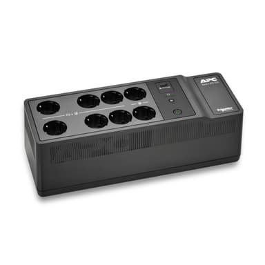 APC Back-UPS, 500VA/300W Floor/Wall Mount, 230V, 8x CEE 7/3 Schuko outlets, USB Type A Port, User Replaceable Battery view 12