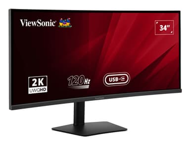 Viewsonic VA VA3420C computer monitor 86.4 cm (34") 3440 x 1440 pixels UltraWide Quad HD LED Black view 2