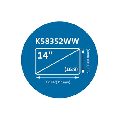 Kensington MagPro Magnetic Privacy Screen Filter for Laptops 14" (16:9) view 13
