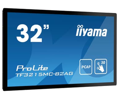 iiyama ProLite TF3215MC-B2AG computer monitor 80 cm (31.5") 1920 x 1080 pixels Full HD LED Touchscreen Kiosk Black view 2