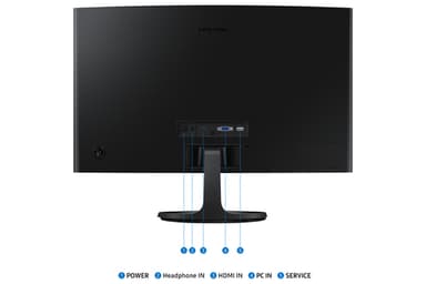 Samsung 24" S36GD FHD Curved Monitor view 5