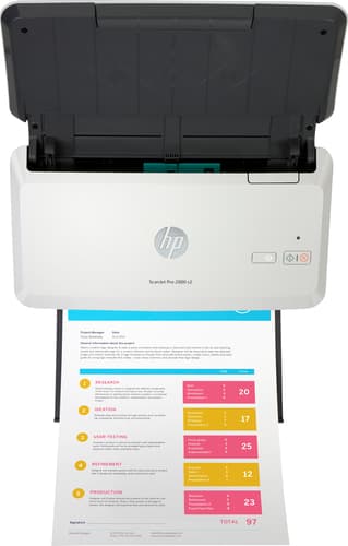 HP Scanjet Pro 2000 s2 Sheet-feed Scanner Sheet-fed scanner 600 x 600 DPI A4 Black, White view 7