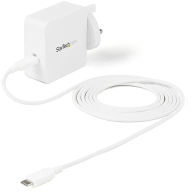 StarTech.com USB C Wall Charger - USB C Laptop Charger 60W PD - 6ft/2m Cable - Universal Compact Type C Power Adapter - Dell XPS/Lenovo X1 Carbon/HP EliteBook/MacBook - USB IF/CE Certified view 1