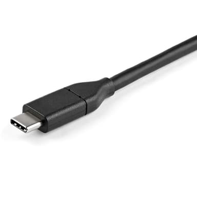 StarTech.com 6.6ft (2m) USB C to DisplayPort 1.2 Cable 4K 60Hz - Bidirectional DP to USB-C or USB-C to DP Reversible Video Adapter Cable - HBR2/HDR - USB Type C/Thunderbolt Monitor Cable view 3