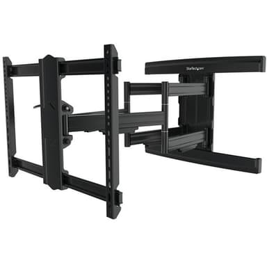 StarTech.com TV Wall Mount supports up to 100 inch VESA Displays - Low Profile Full Motion TV Wall Mount for Large Displays - Heavy Duty Adjustable Tilt/Swivel Articulating Arm Bracket view 1